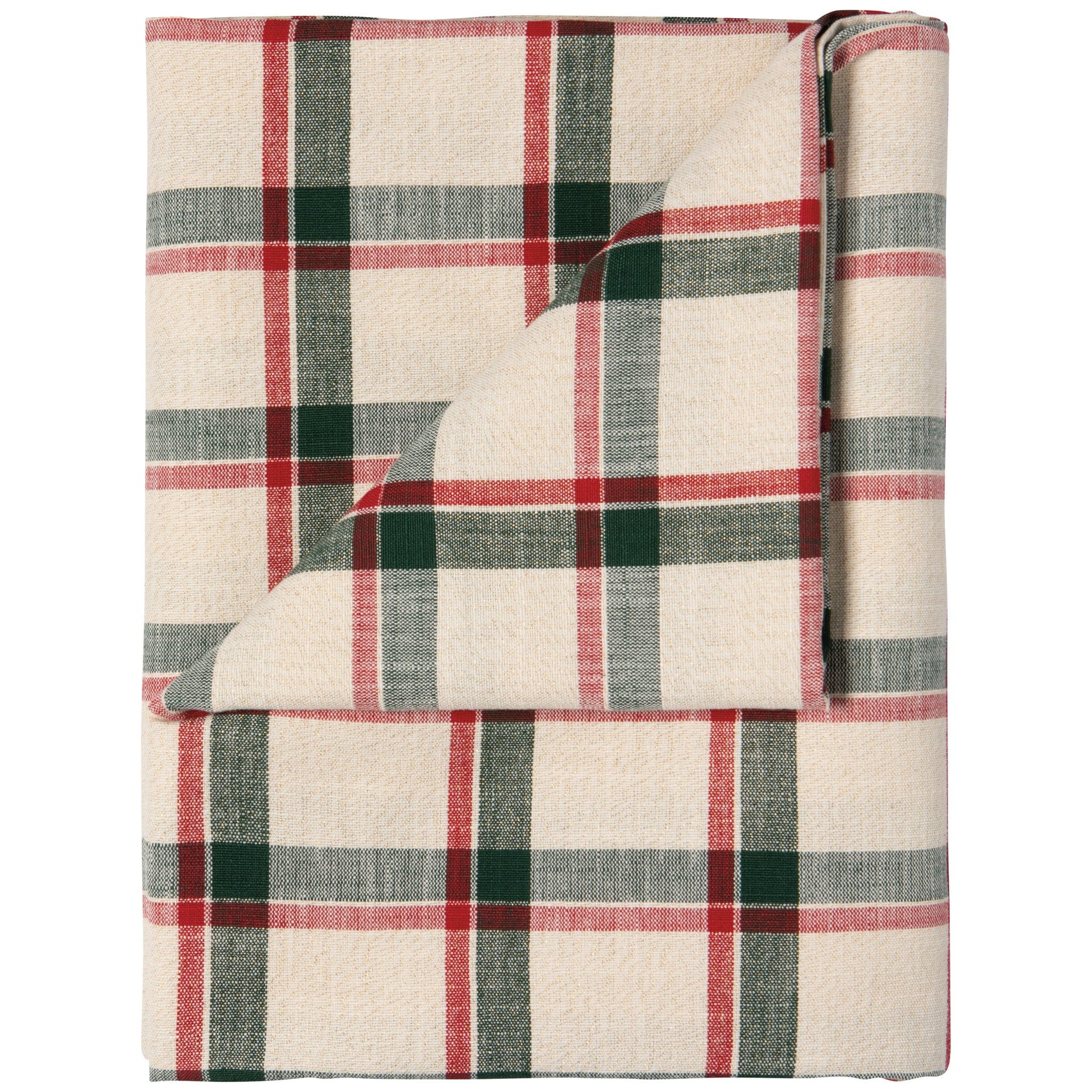 Noel Plaid Christmas Tablecloth 60x90inch