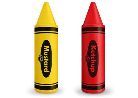 Crayon Mustand And Ketchup