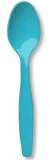 Solid Color Plastic Spoons