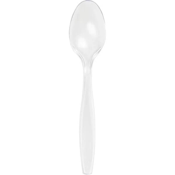 Solid Color Plastic Spoons