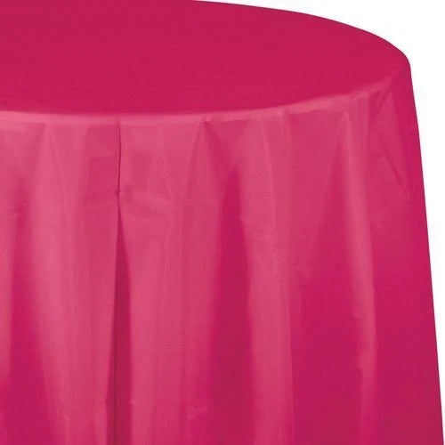 Solid Color 82" Round Table Covers