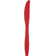 Solid Color Plastic Knives