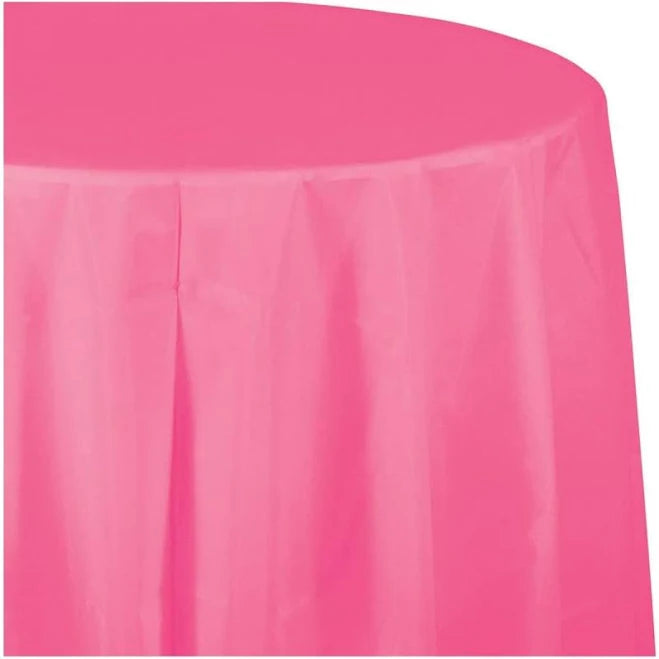 Solid Color 82" Round Table Covers