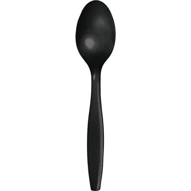 Solid Color Plastic Spoons