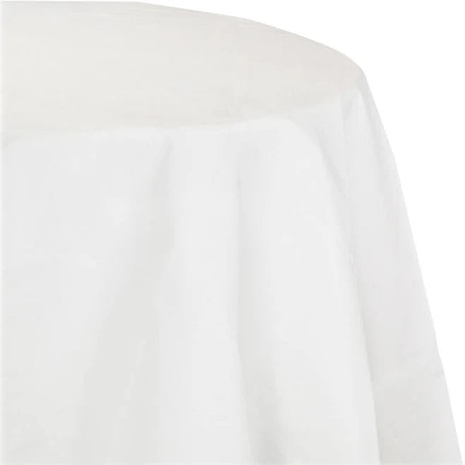 Solid Color 82" Round Table Covers