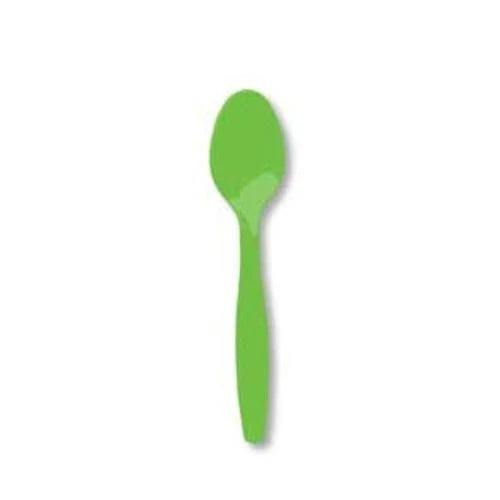 Solid Color Plastic Spoons