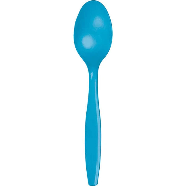 Solid Color Plastic Spoons