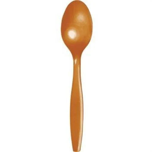 Solid Color Plastic Spoons