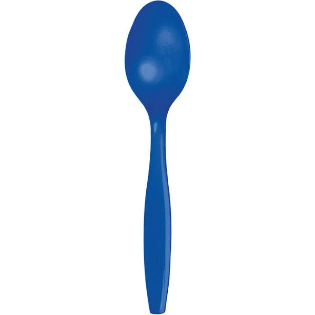 Solid Color Plastic Spoons