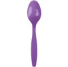 Solid Color Plastic Spoons