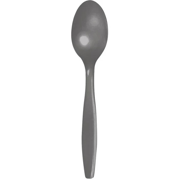 Solid Color Plastic Spoons