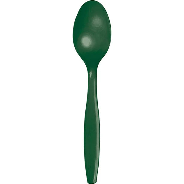 Solid Color Plastic Spoons