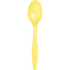 Solid Color Plastic Spoons