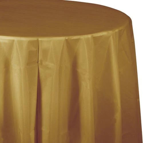 Solid Color 82" Round Table Covers