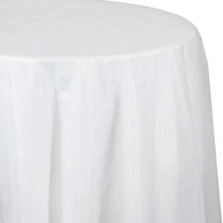 Solid Color 82" Round Table Covers
