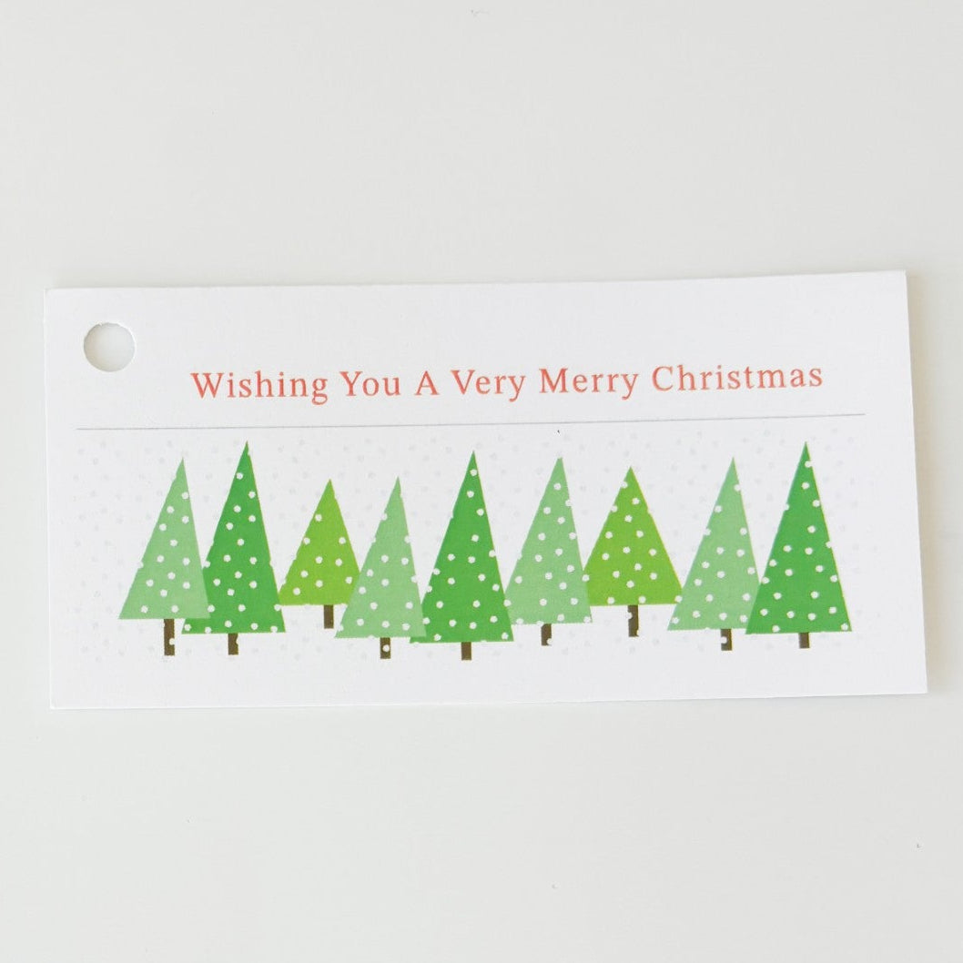 Happier Notes Merry Christmas Trees Gift Tags 8 ct.