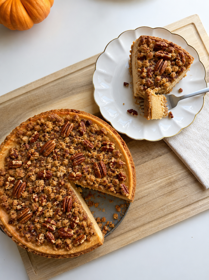 Cooking Class: Pumpkin Pecan Cheesecake with Meaghan House Oct 17th at 10 am