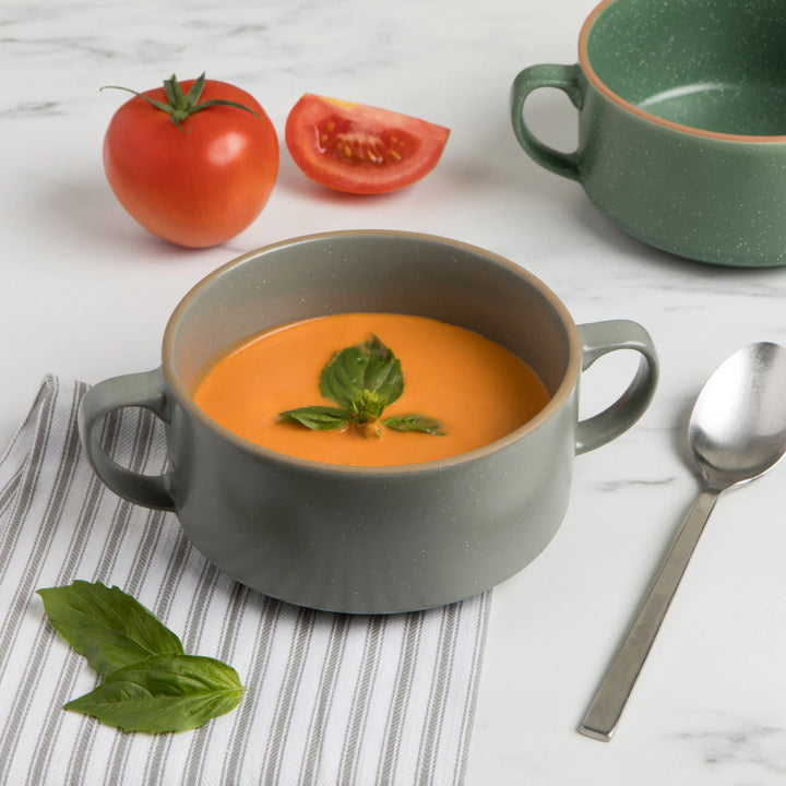 Speckled Soup Bowl