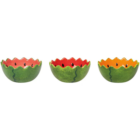 Melon Pop Shaped Bowls- Set of 3