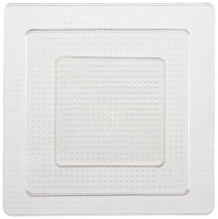 Clear silicone stretch wrap with textured surface on a white background