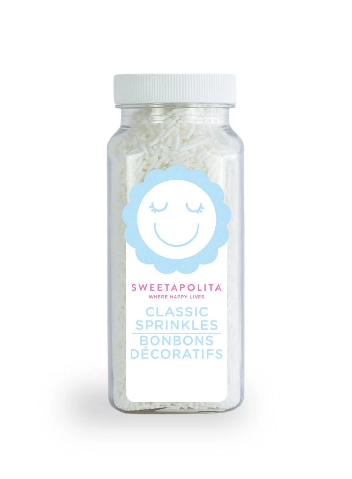 Sweetapolita White Crunchy Sprinkle Mix 4oz