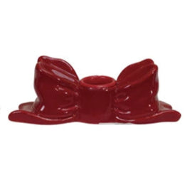 Stoneware Bow Shaped Taper Holder