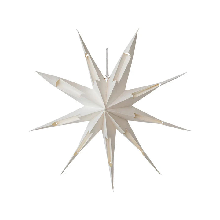 Handmade Folding 9-Point Star Ornament