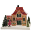 Paper North Pole Building with LED Light