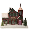 Paper North Pole Building with LED Light