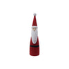 Wood Santa Clause figure on a white background