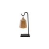 Decorative bell with a stand on a white background