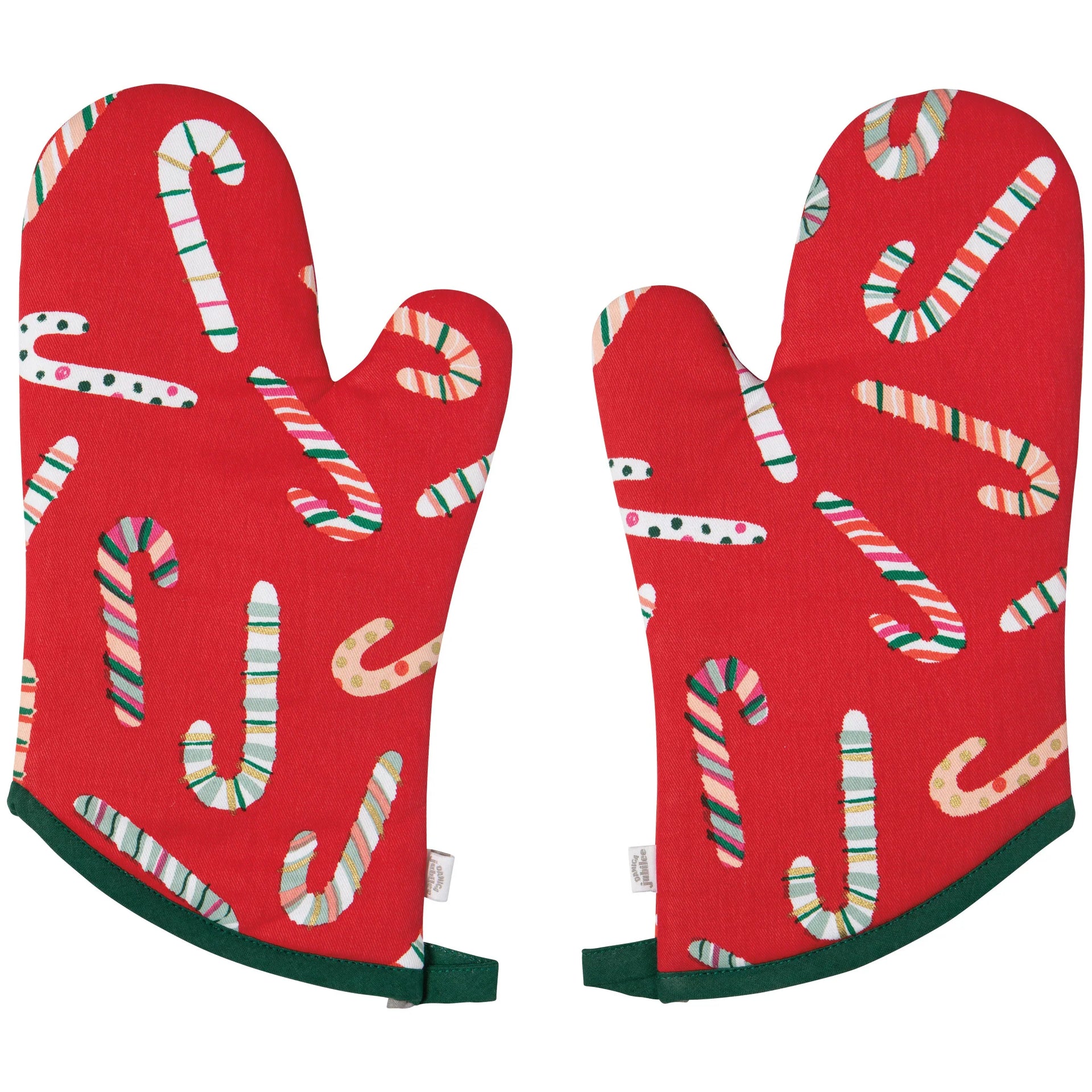 Merry Mints Oven Mitt Set