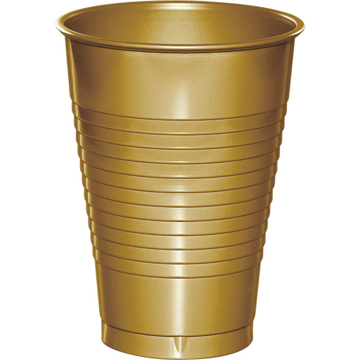 Solid Color 12 oz Plastic Cups